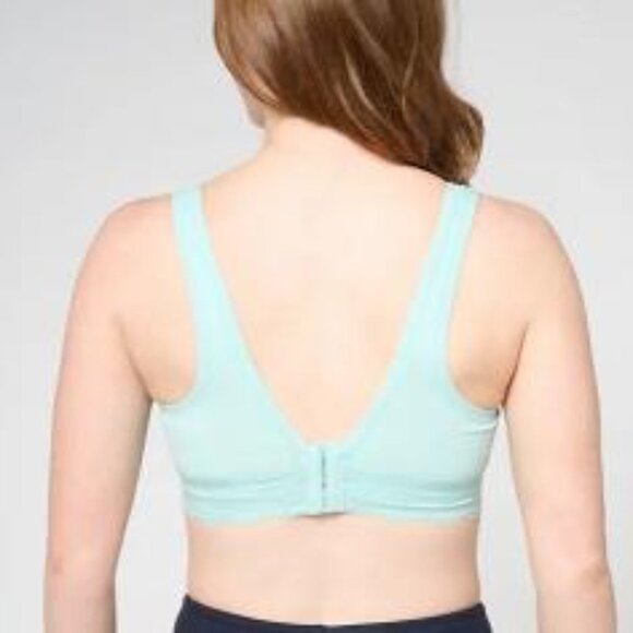 Cuddl Duds SoftPeach/Brush Intimates Lace Scoop Neck Bras - Set of 2 Size Large - Picture 2 of 8